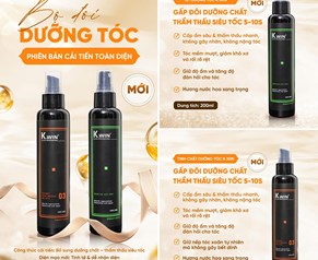🌿 BỘ ĐÔI DƯỠNG TÓC K.WIN – PHIÊN BẢN CẢI TIẾN TOÀN DIỆN CHO MÁI TÓC BÓNG KHỎE 🌿