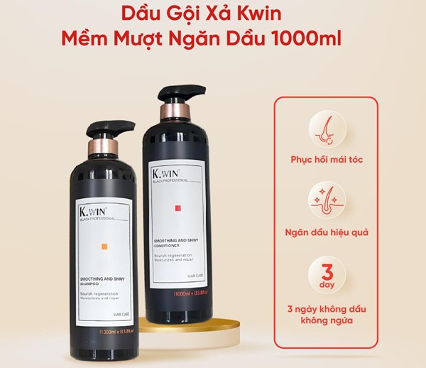 Dầu Gội - Xả K.Win Ngăn Gàu, Ngăn Dầu 1000ml