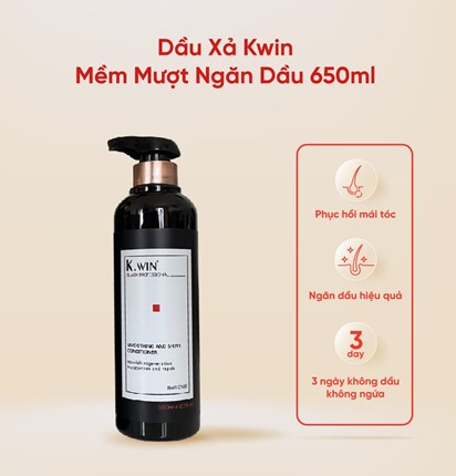Dầu Xả K.Win Ngăn Gàu, Ngăn Dầu 650ml